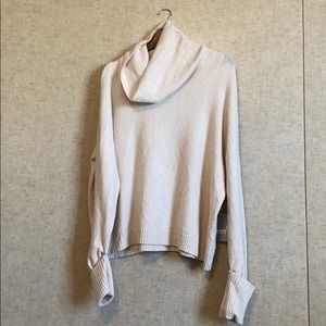 Cream turtle neck sweater
